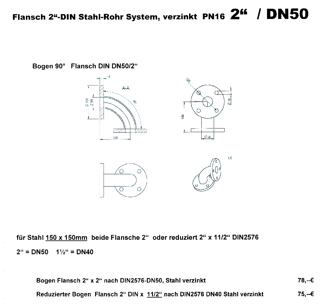 flanschrohr 4